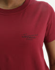 Givenchy T-Shirt Small Logo Stamp Red Cherry