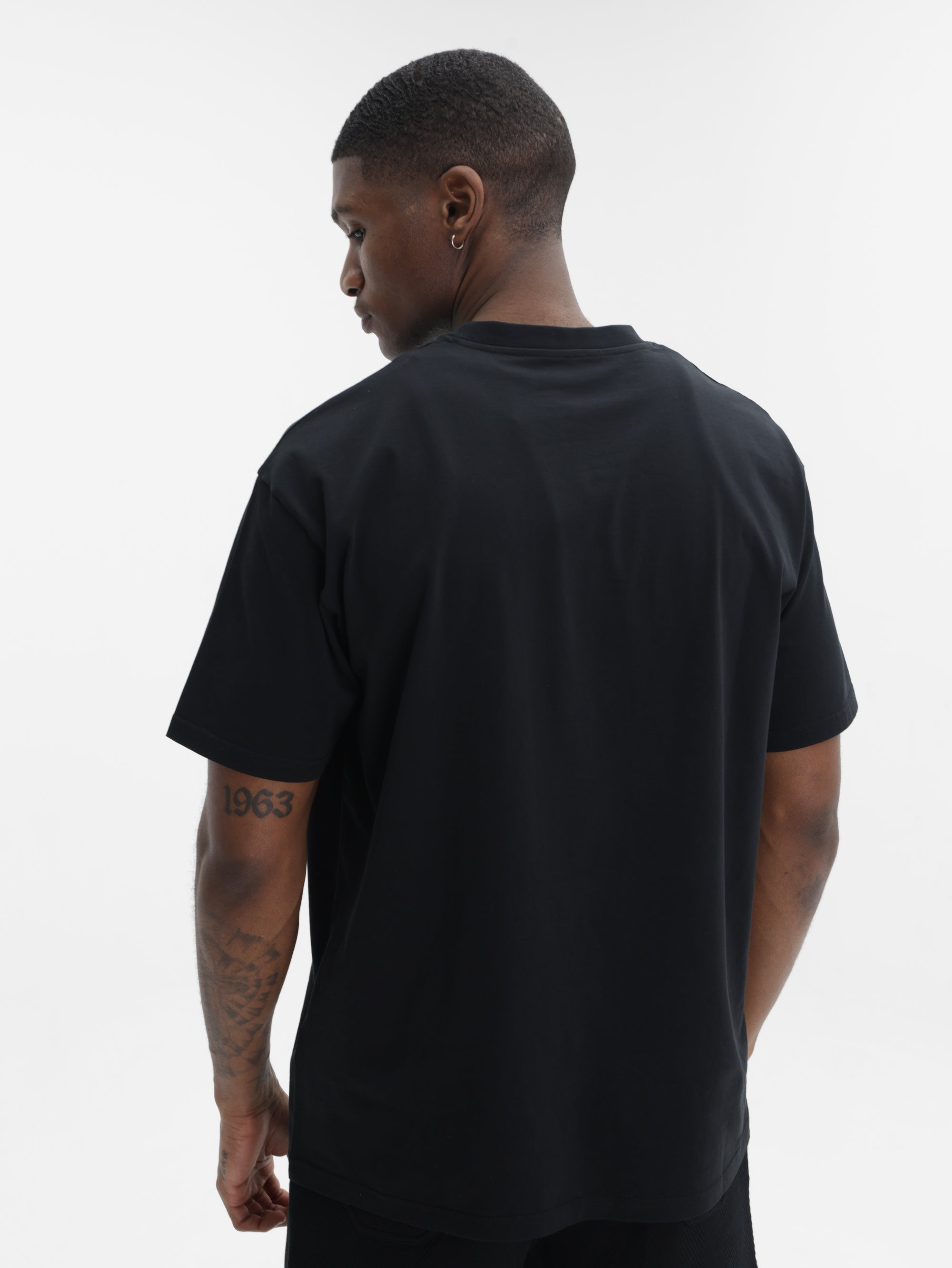 Givenchy T-Shirt White Print Logo Black