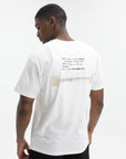 Givenchy T-Shirt Black Print Chest Crew Ivory