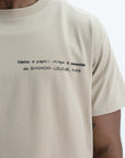 Givenchy T-Shirt Black Print Chest Crew Beige