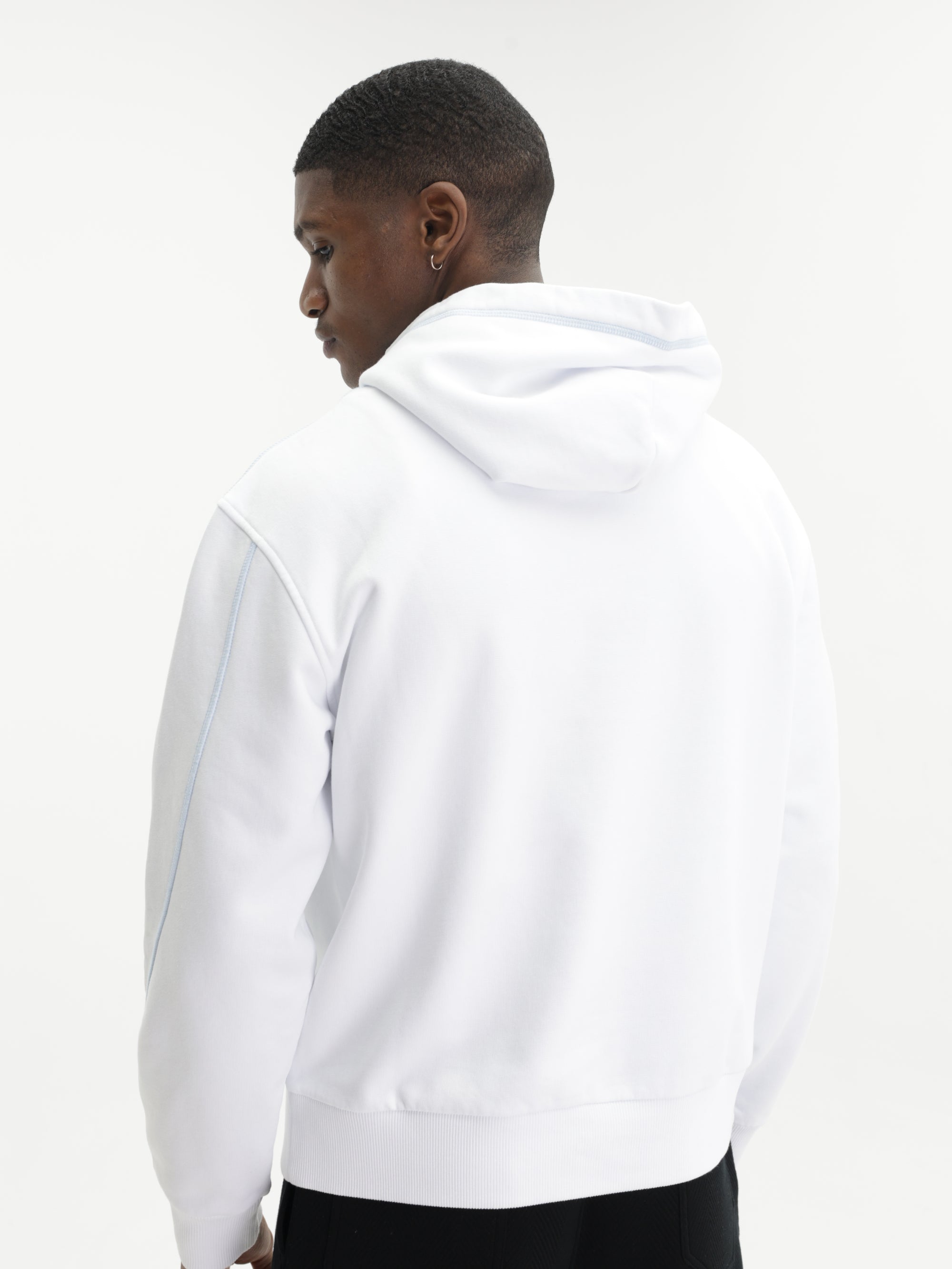 Givenchy Hoodie Couture Seam Logo White