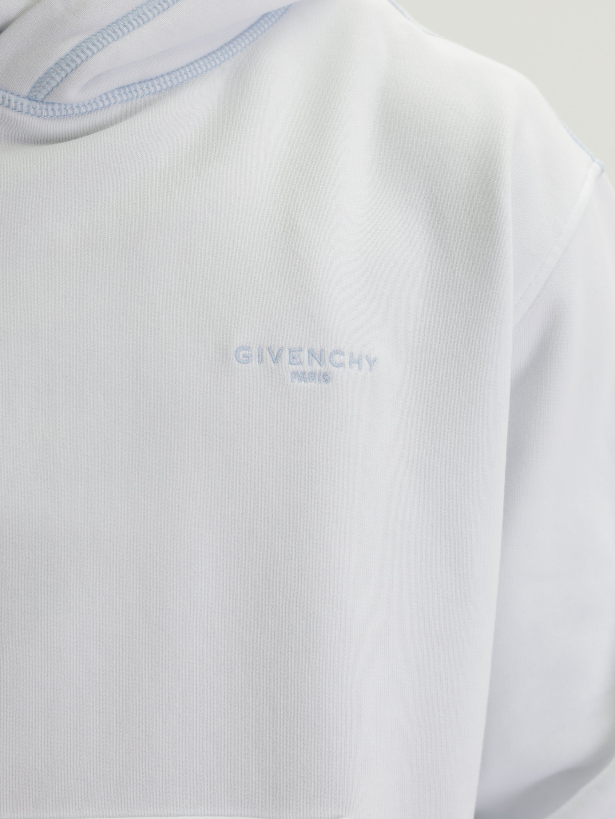 Givenchy Hoodie Couture Seam Logo White