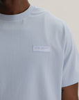 Givenchy T-Shirt Black Logo Crew Light Blue