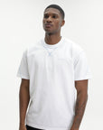 Givenchy T-Shirt V Embroided Neckline White