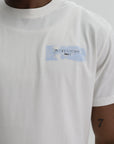 Givenchy T-Shirt Blue Logo Print White/Light Blue