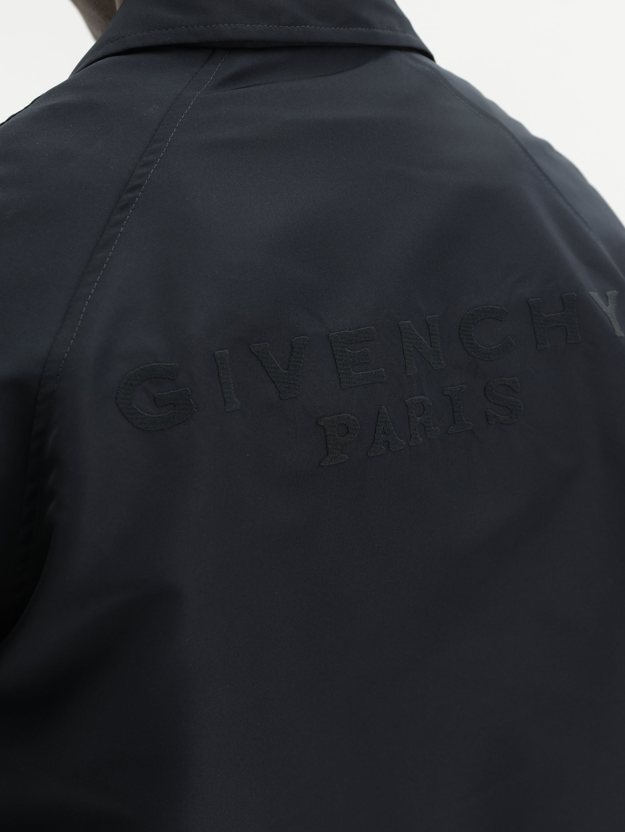 Givenchy Jacket Drawstring Hem Dark Navy
