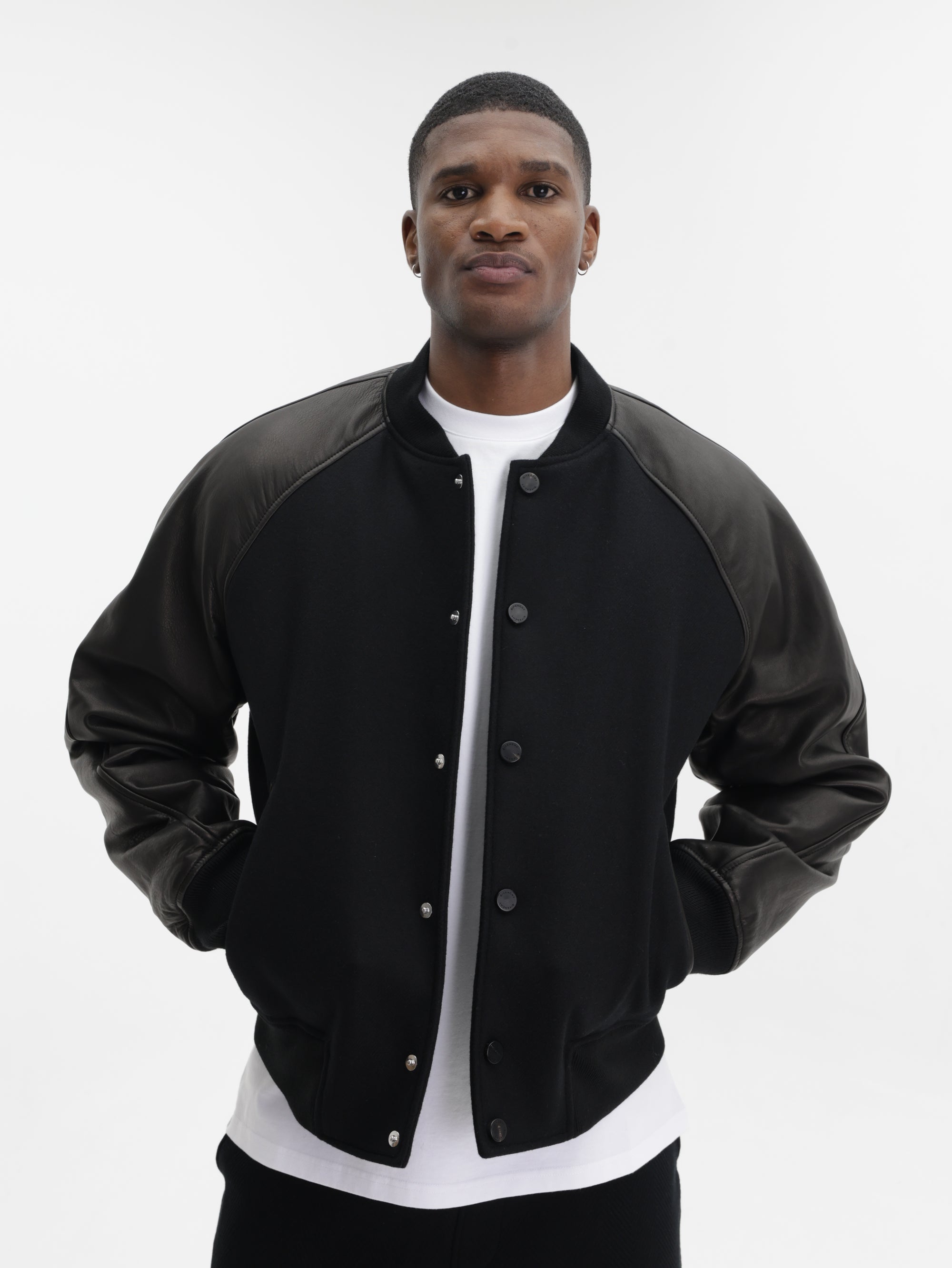 Givenchy Jacket Panelled Bomber Black/White