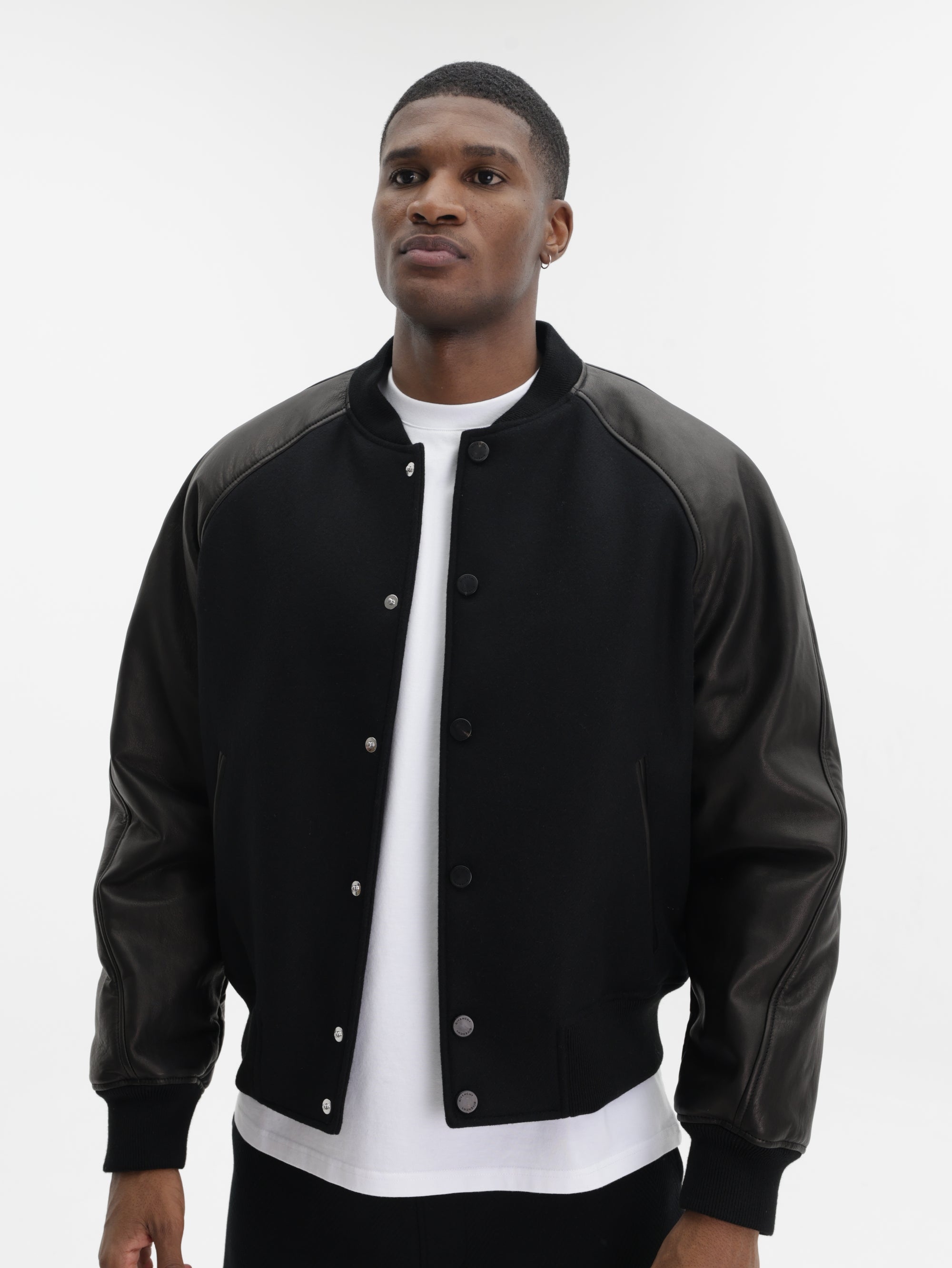 Givenchy Jacket Panelled Bomber Black/White