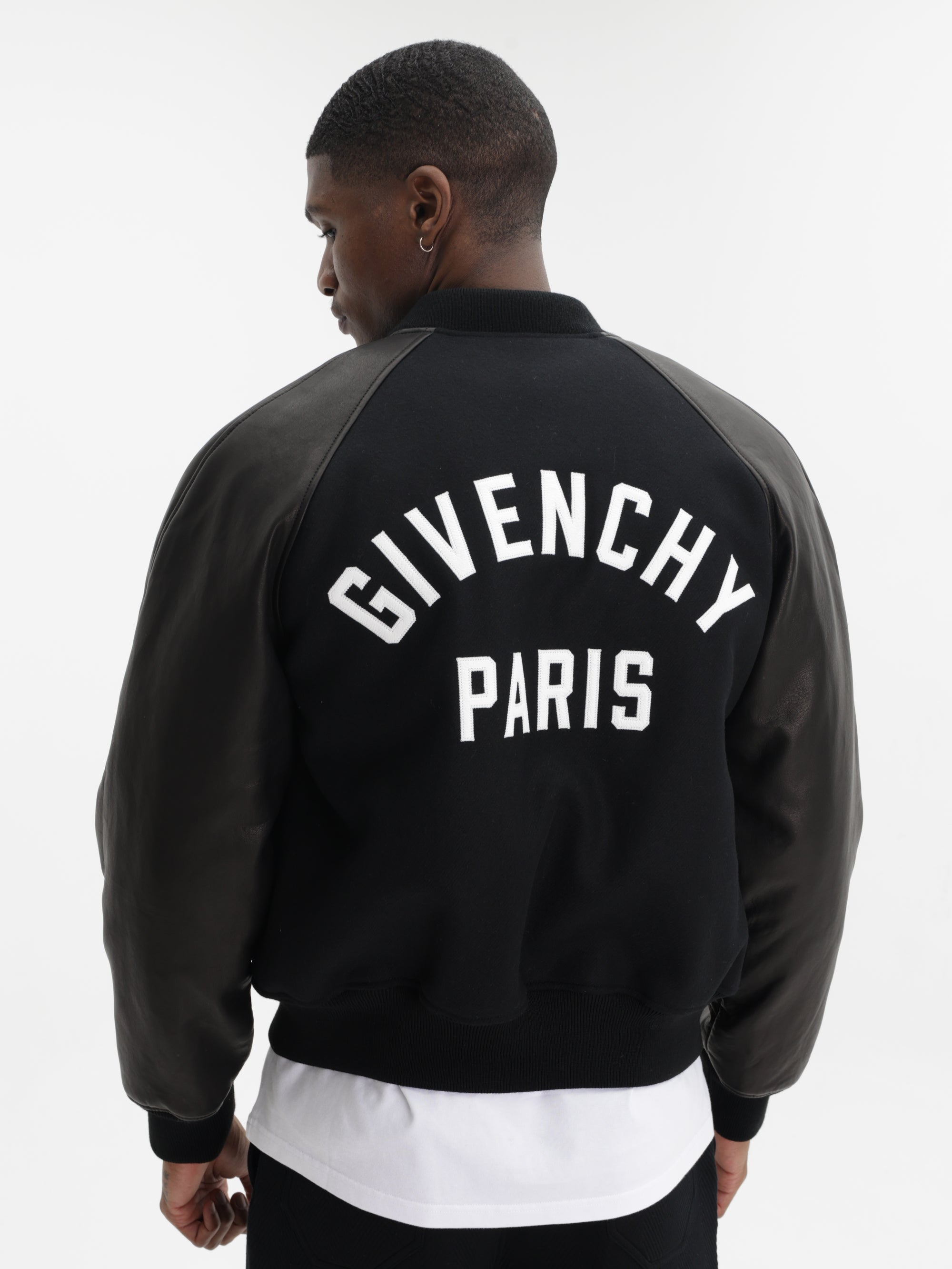 Givenchy Jacket Panelled Bomber Black/White