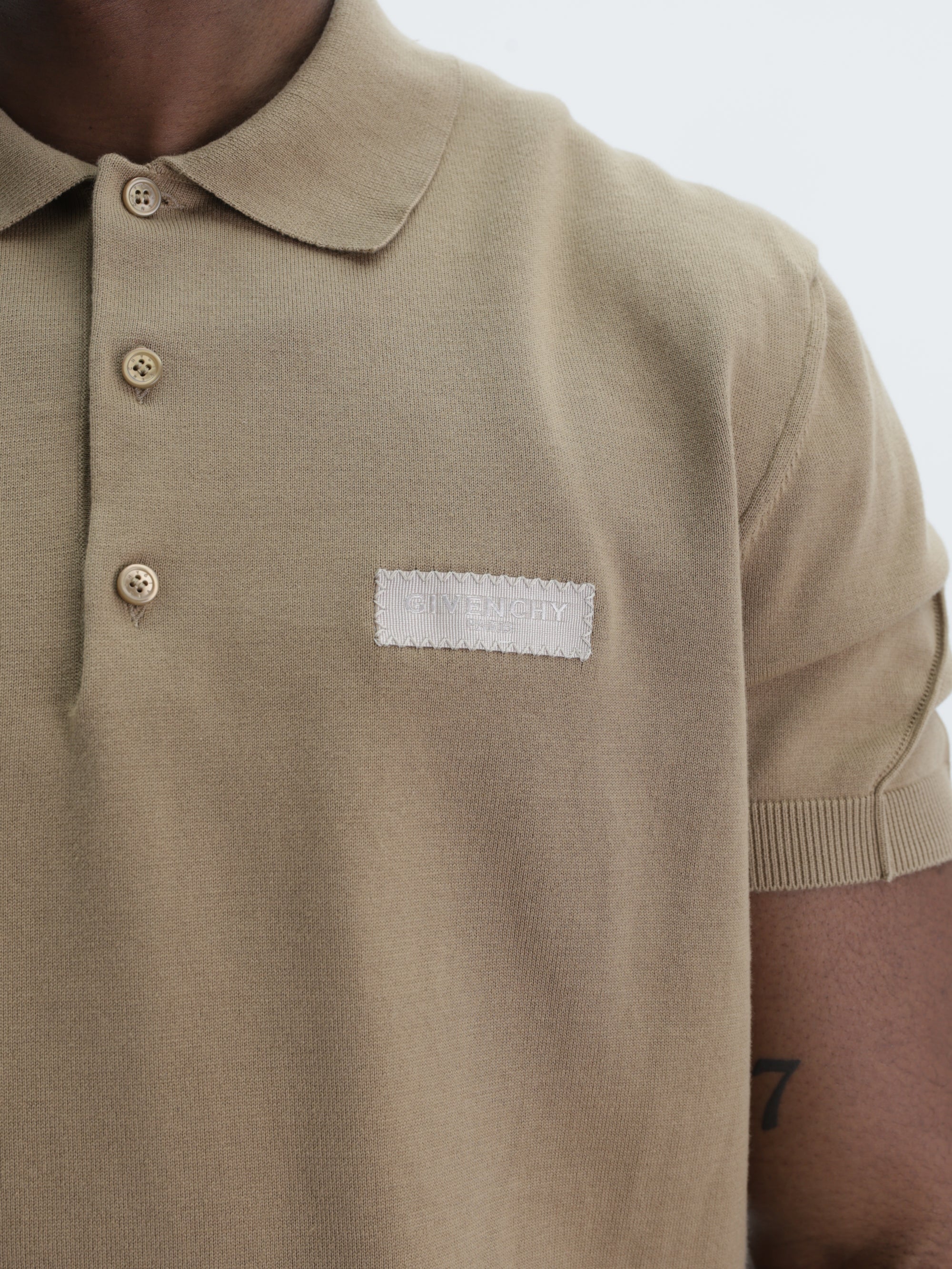 Givenchy Golfer Logo Beige