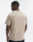 Givenchy T-Shirt Large Logo Print Beige