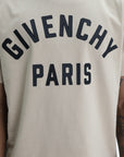 Givenchy T-Shirt Large Logo Print Beige