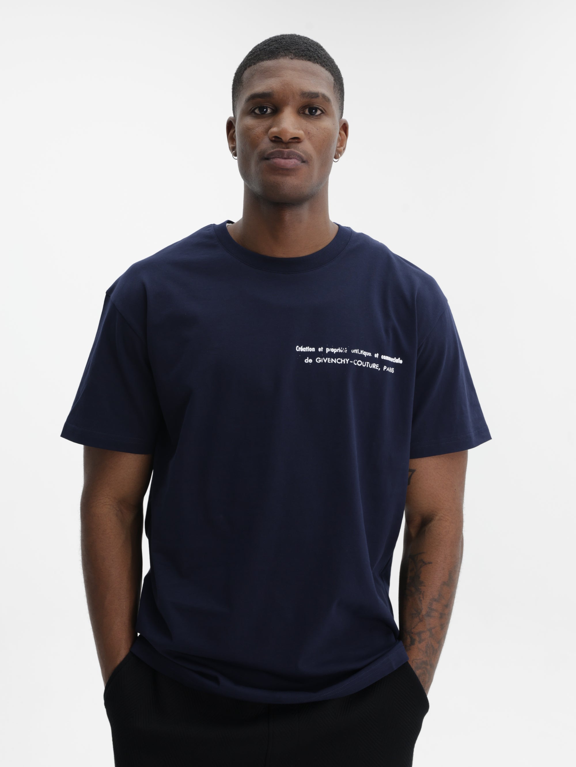 Givenchy T-Shirt Archives Print Night Blue