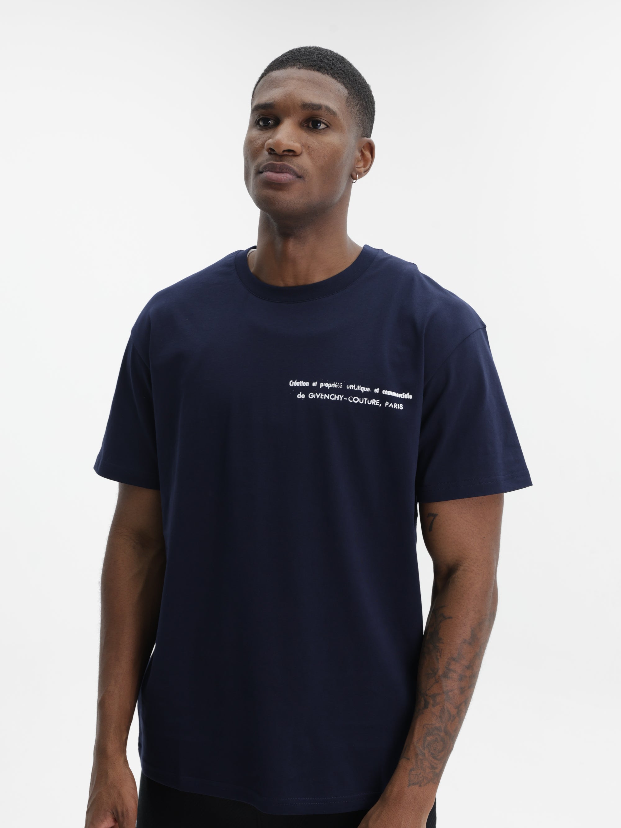 Givenchy T-Shirt Archives Print Night Blue