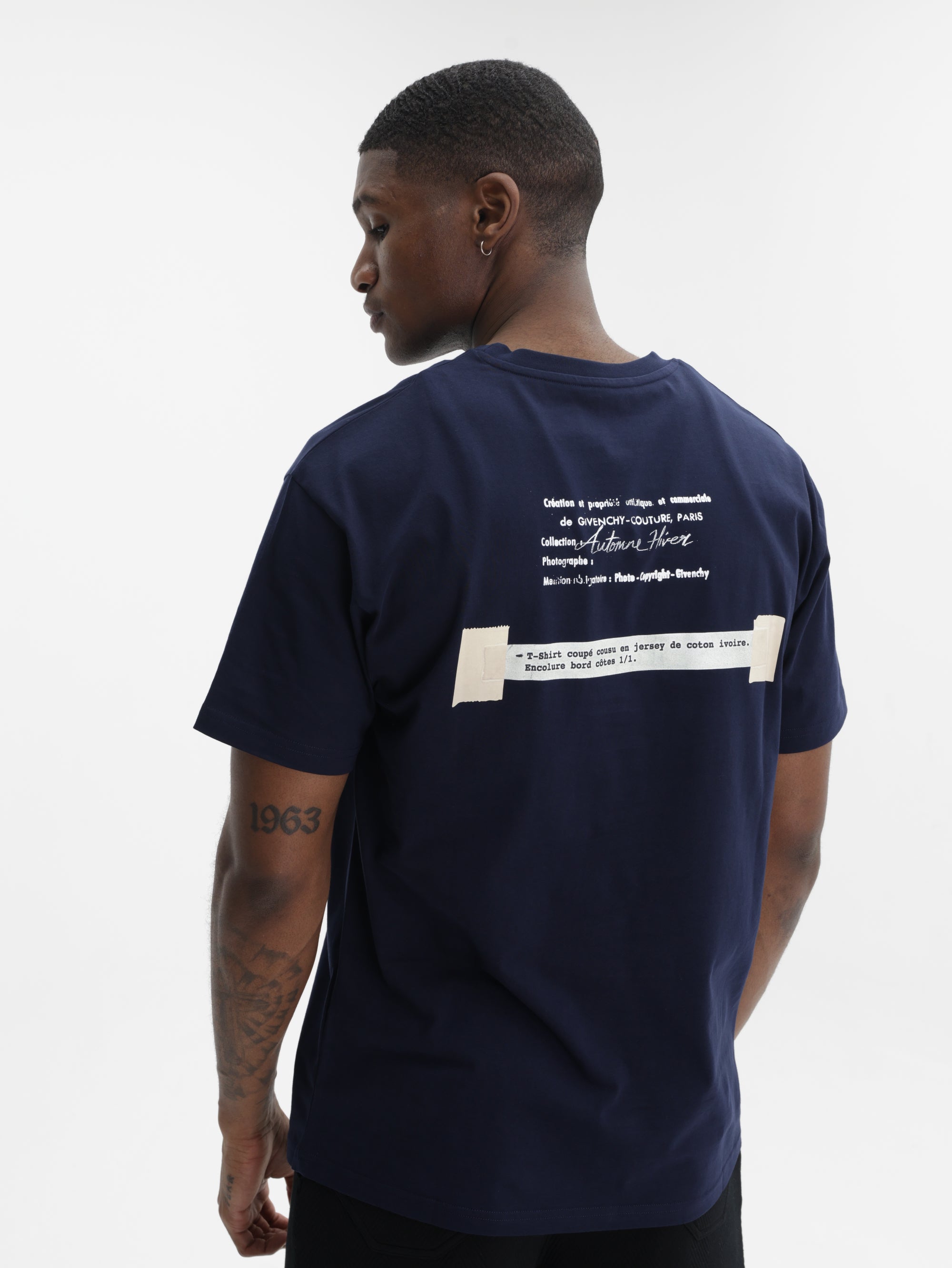 Givenchy T-Shirt Archives Print Night Blue