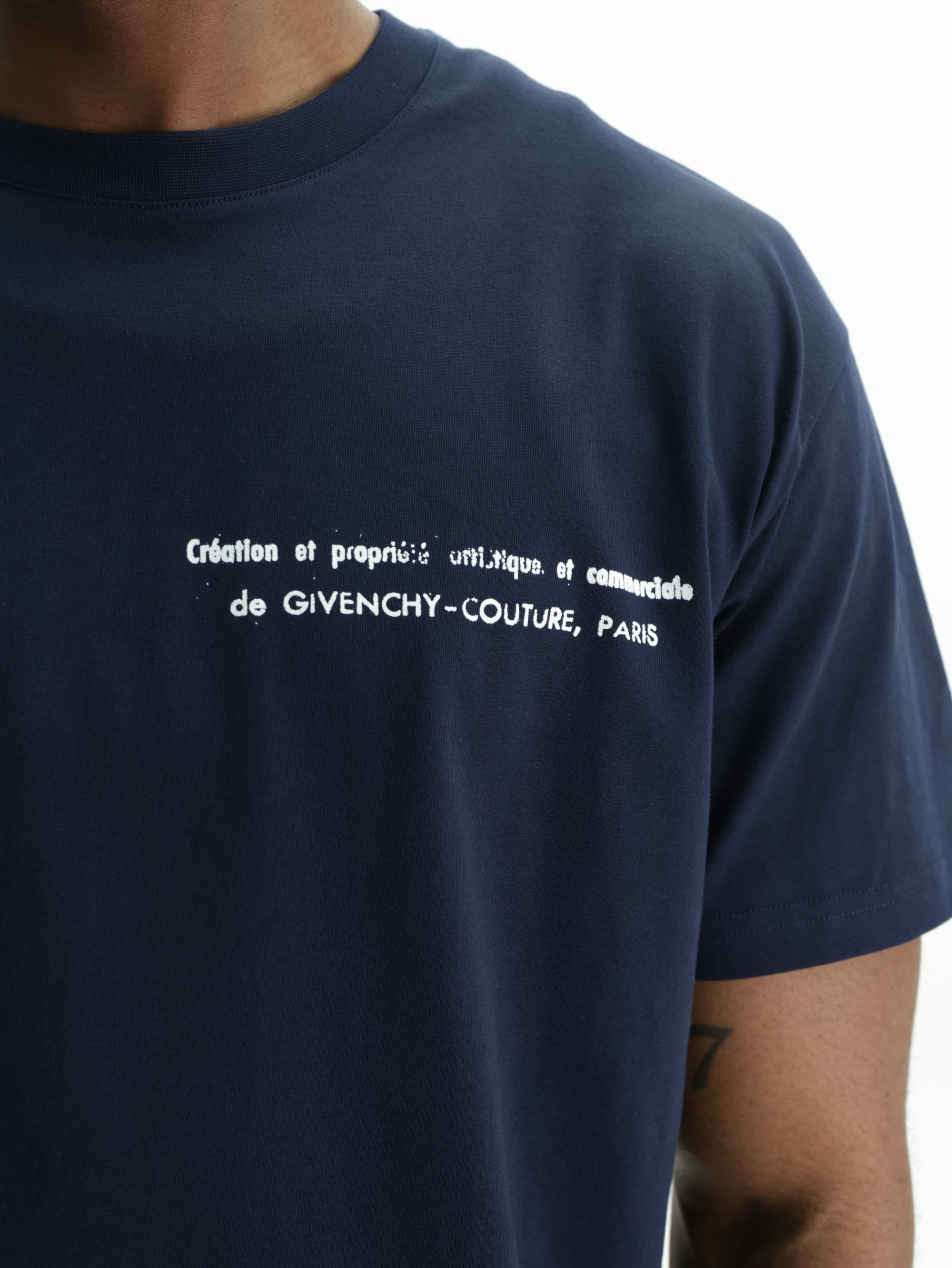 Givenchy T-Shirt Archives Print Night Blue