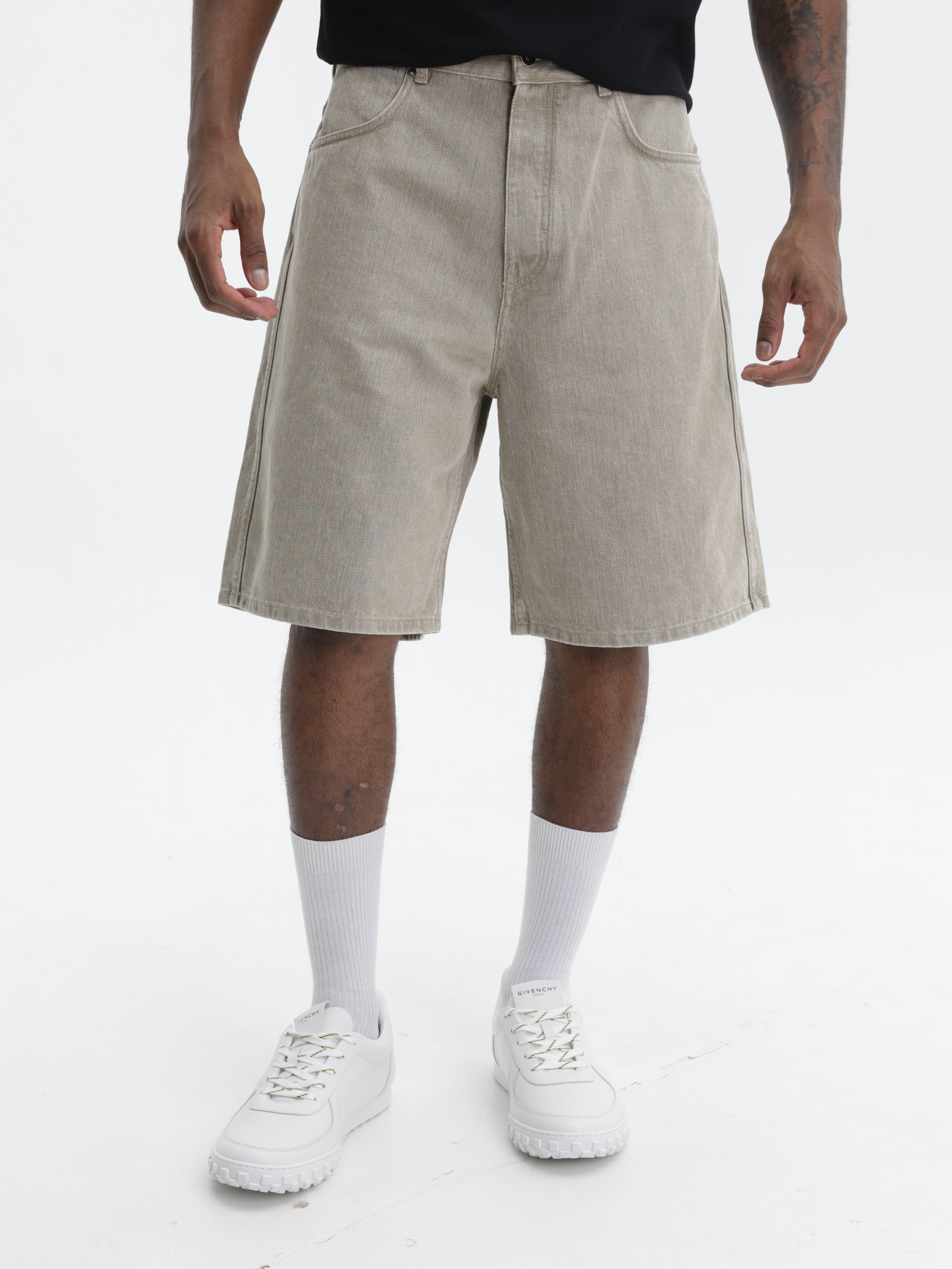 Givenchy Shorts Couture Seam Bermuda Beige