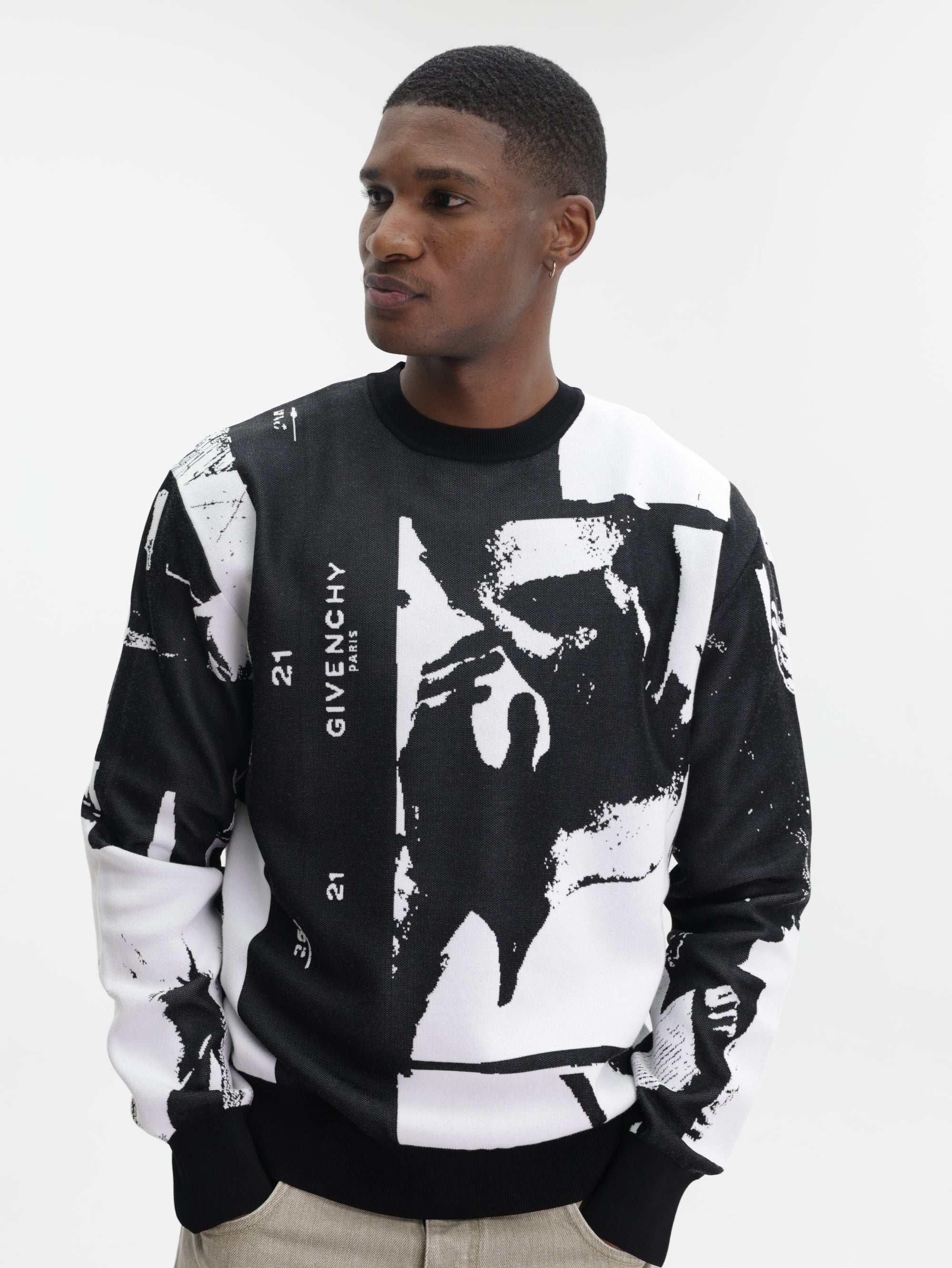 Givenchy Sweater Knitwear Black/White
