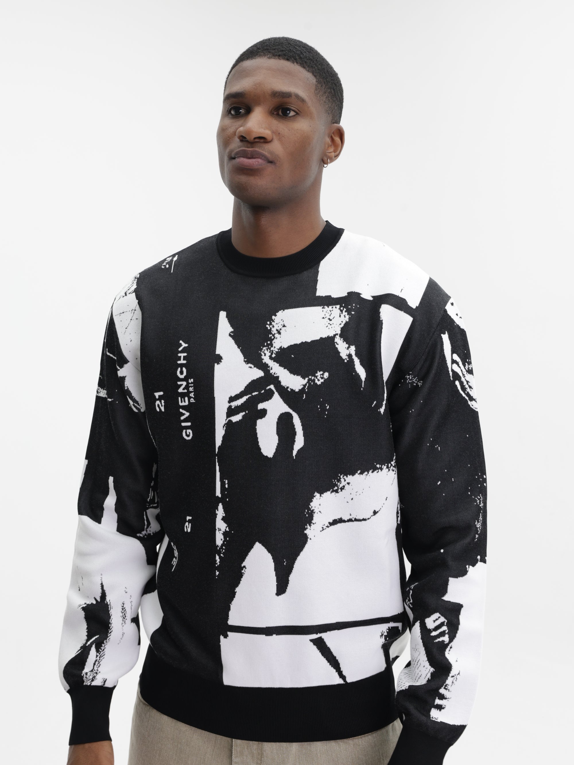 Givenchy Sweater Knitwear Black/White