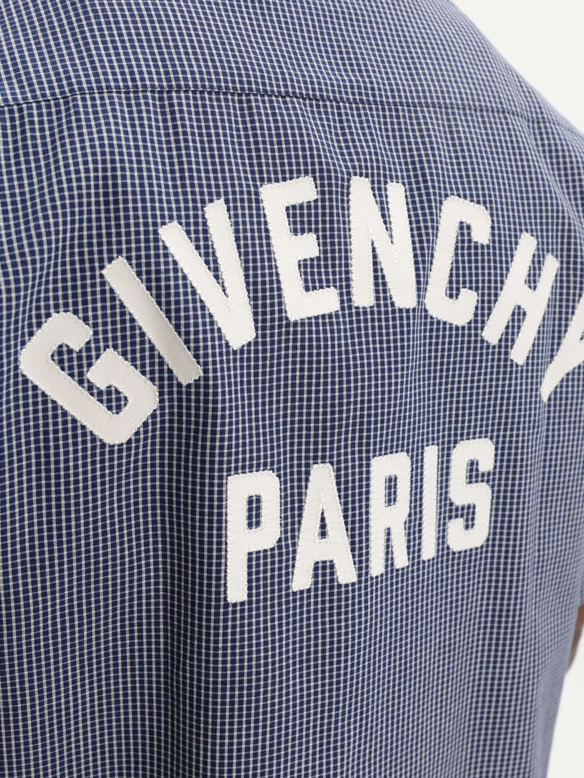 Givenchy Golfer Buttoned Blue/White