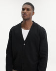 Givenchy Cardigan Seam Button Knit Paris Black