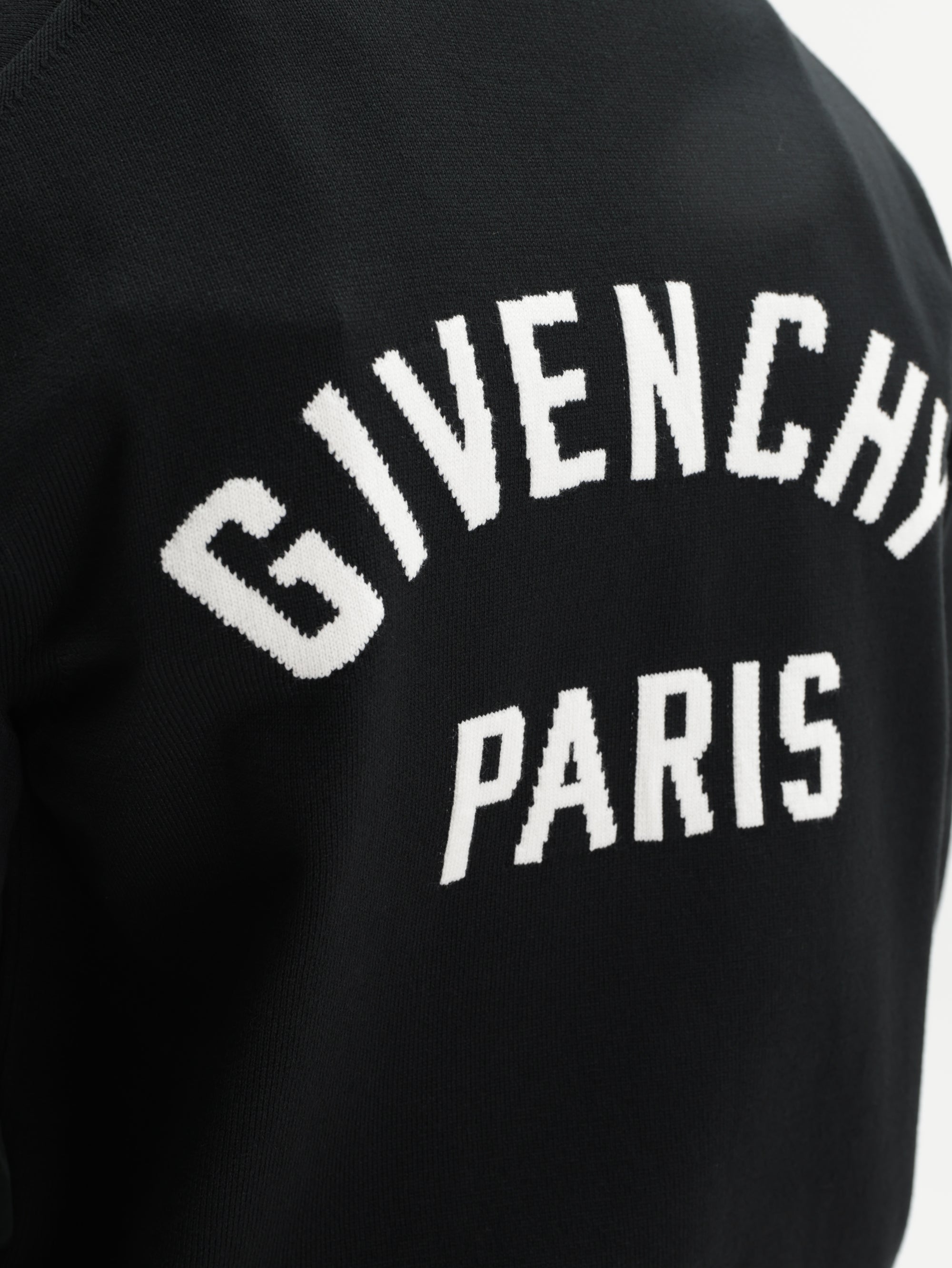 Givenchy Sweater White Print Black