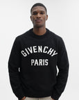 Givenchy Sweater White Print Black