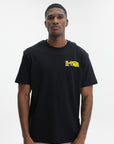 Givenchy T-Shirt Yellow Logo Print Black