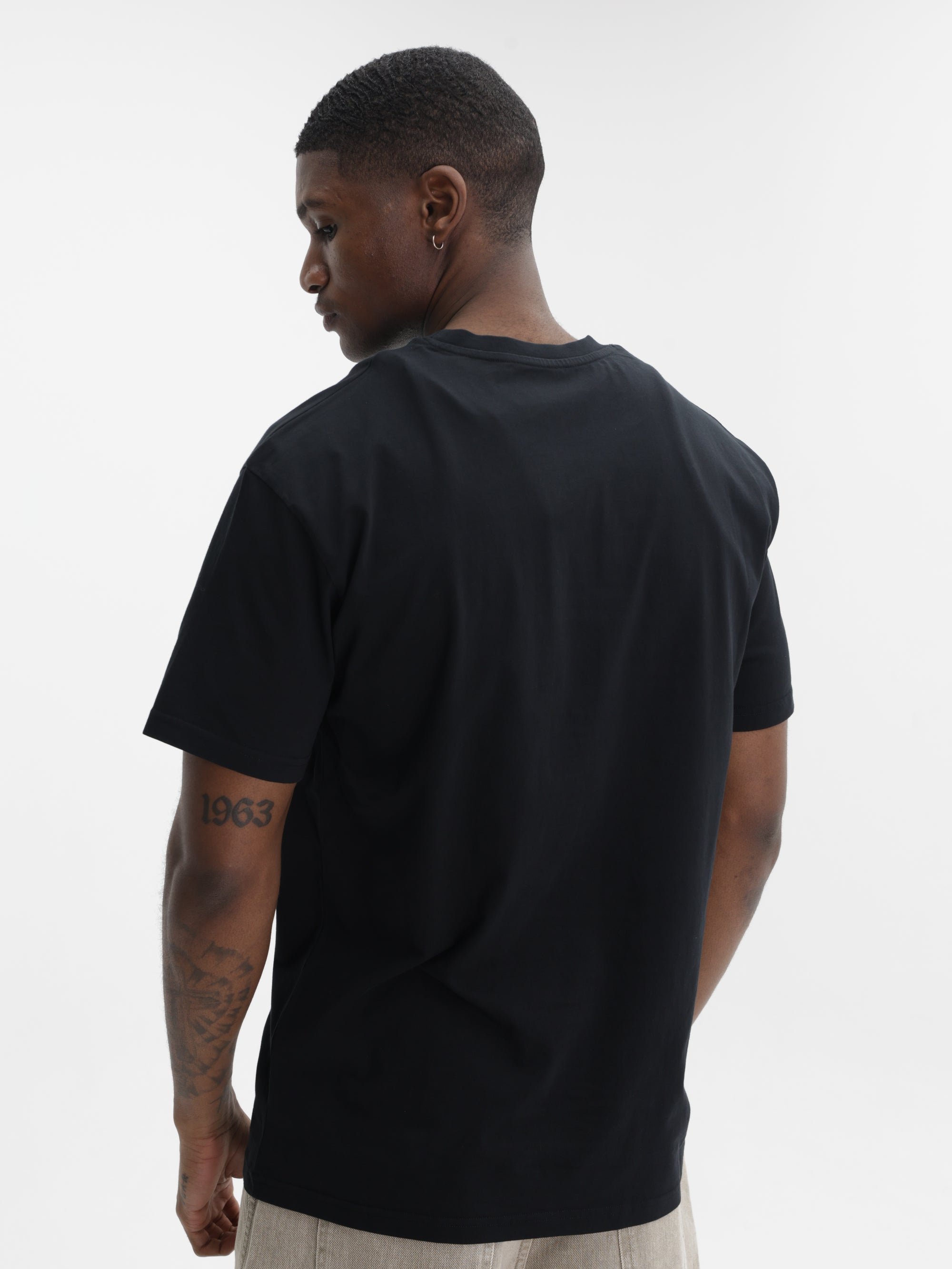 Givenchy T-Shirt Yellow Logo Print Black