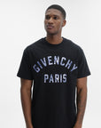 Givenchy T-Shirt Pompom Blue Embroided Midnight Blue