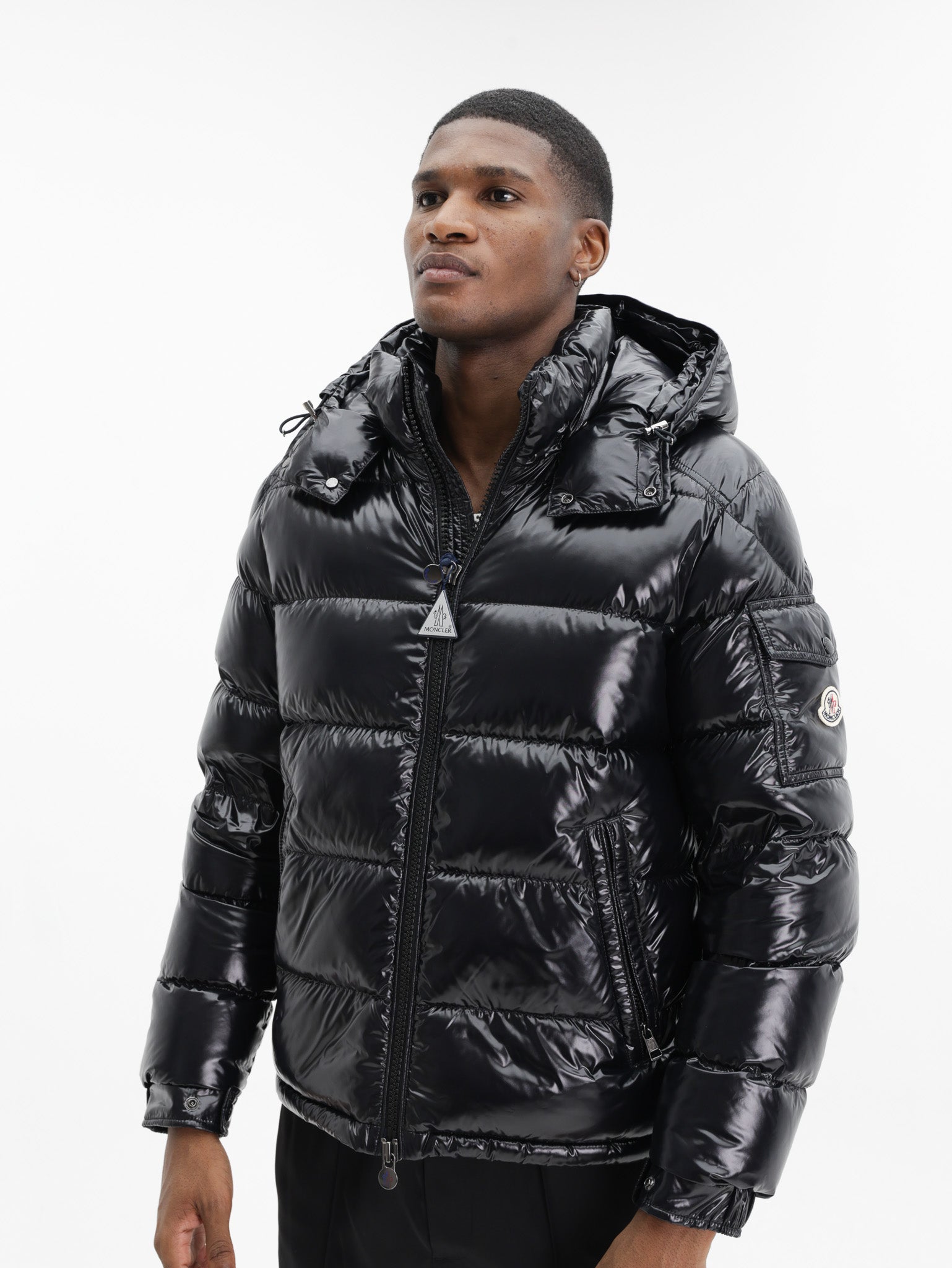 ち　　MONCLER Moncler Jacket Maya Black - AL Capone Premium