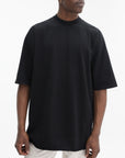 Rick Owens T-Shirt Plain Ribneck Black