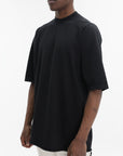 Rick Owens T-Shirt Plain Ribneck Black