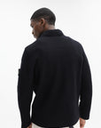 Stone Island Jacket Felted Rws Wool Black