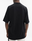 Rick Owens T-Shirt Plain Ribneck Black
