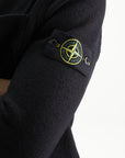 Stone Island Jacket Felted Rws Wool Black