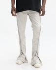 Rick Owens Pants Zipped Pockets Light Grey