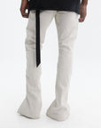 Rick Owens Pants Zipped Pockets Light Grey