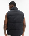 Stone Island Vest Padded Zip Front Black