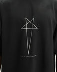 Rick Owens T-Shirt Star Print Black