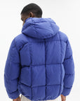 Stone Island Jacket Hooded Bomber Blue
