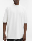 Rick Owens T-Shirt Plain Ribneck White