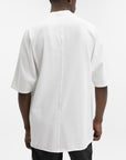 Rick Owens T-Shirt Plain Ribneck White