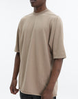 Rick Owens T-Shirt Plain Ribneck Beige
