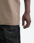 Rick Owens T-Shirt Plain Ribneck Beige