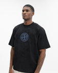 Stone Island T-Shirt Paintball Logo Black