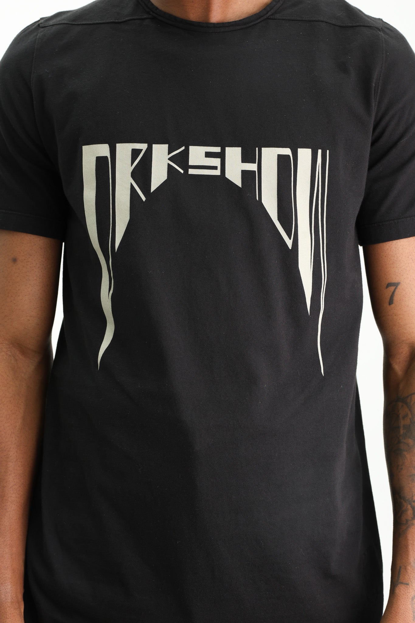 Rick Owens T-Shirt Level T Black-Pearl - AL Capone Premium