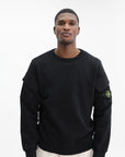 Stone Island Sweater With Pockets Black