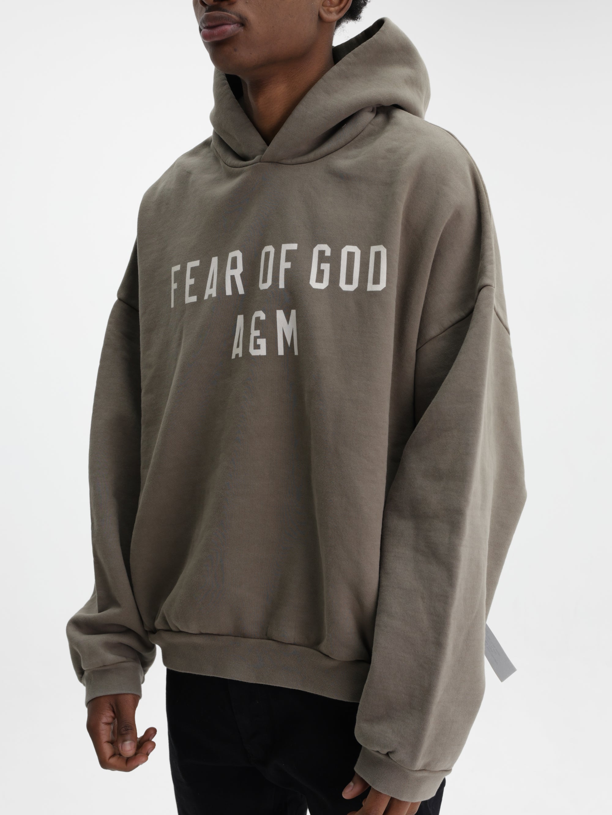Essentials Fear of God Hoodie Military