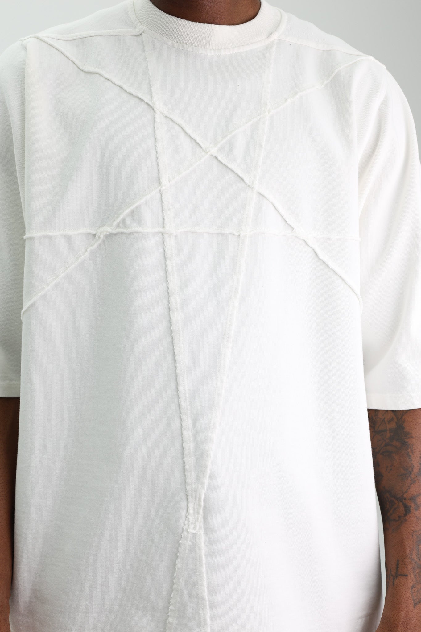 Rick Owens T-Shirt Jumbo Ss Milk - AL Capone Premium